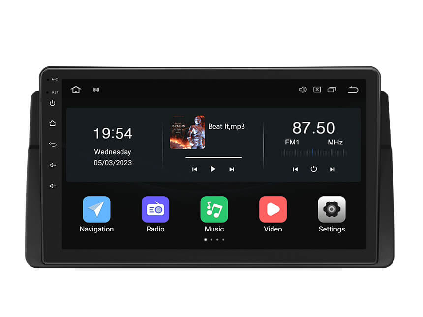 Eonon 1999-2005 BMW E46 Android 12 Wireless Apple CarPlay & Android Auto Car Radio with 4GB RAM & 9 Inch QLED Touch Screen- E46A12S