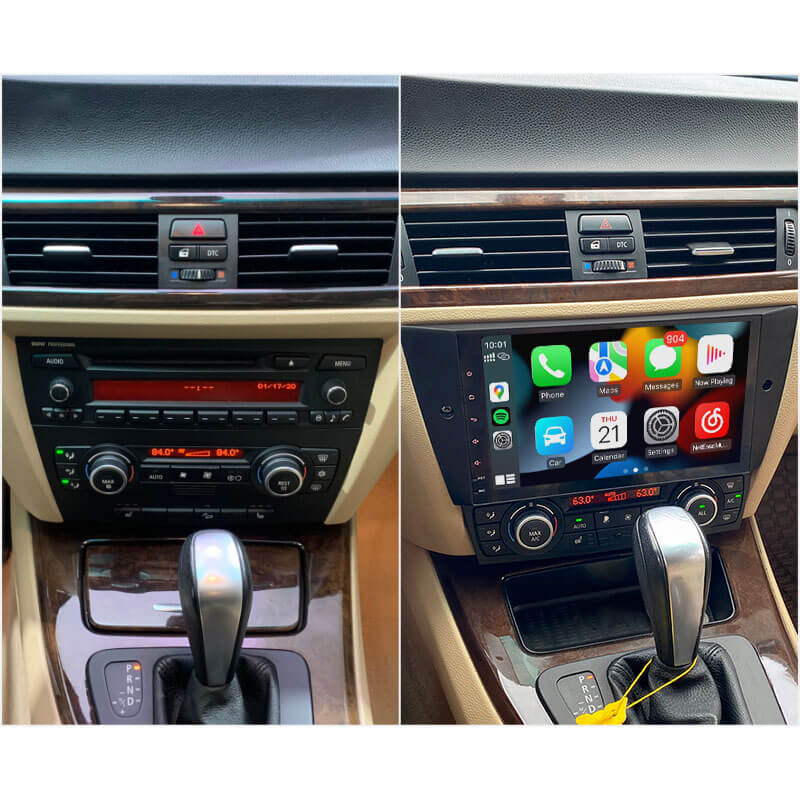 Eonon 2005-2011 BMW 3 Series E90 E91 E92 E93 Android 12 Wireless Apple CarPlay & Android Auto Car Radio with 2GB RAM 32GB ROM & 9 Inch IPS Touch Screen