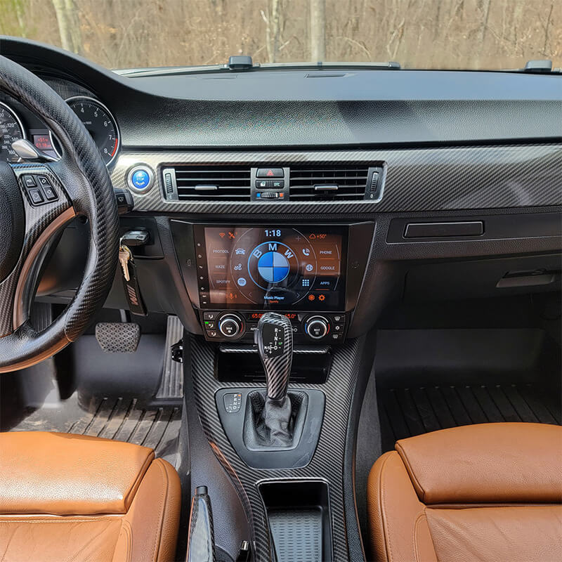 Eonon 2005-2011 BMW 3 Series E90 E91 E92 E93 Android 12 Wireless Apple CarPlay & Android Auto Car Radio with 6GB RAM 64GB ROM & 9 Inch QLED Touch Screen