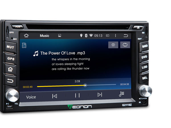 Android 4.4.4 OS 6.2 Inch Capacitive Touch Screen Car DVD GPS Navigation (Upgraded to Android Unit G2110F)