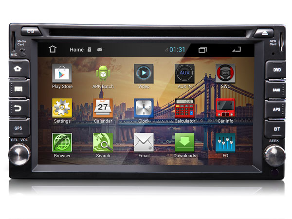 Android 6.2 Inch HD Capacitive Touch Screen Car DVD GPS Navigation with Wifi