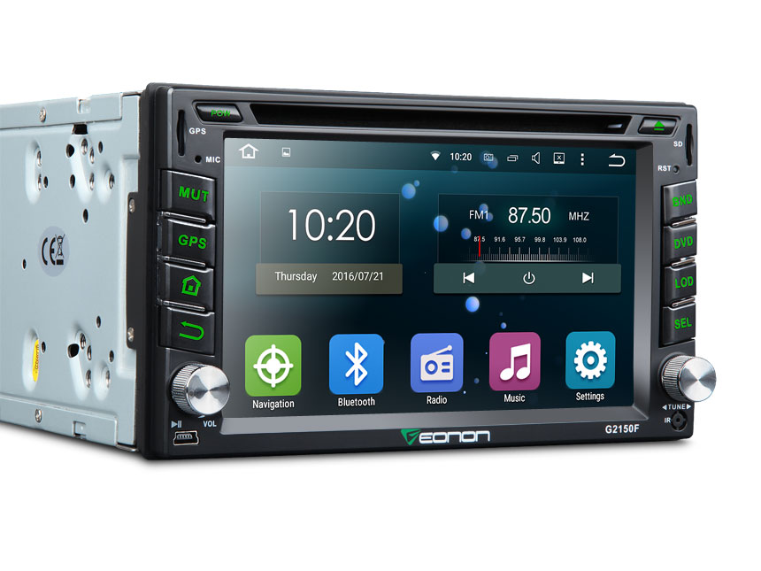 2-DIN Android 5.1 Quad-Core HD Screen 6.2″ Multimedia Car DVD GPS with EasyConnection Feature  