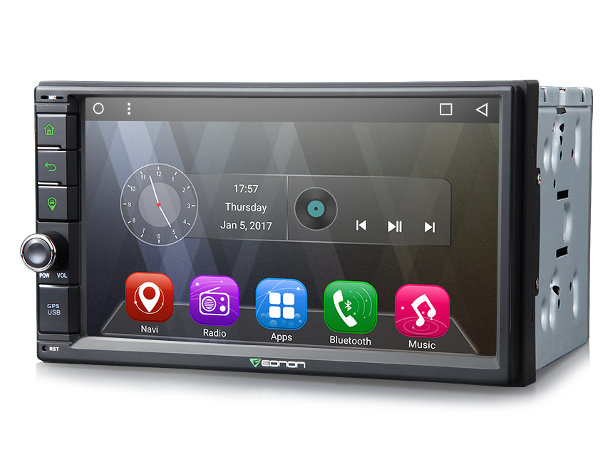 2-DIN Android 6.0 Quad-Core 7″ Multimedia Car GPS with Mutual Control EasyConnection (Without DVD Function)
