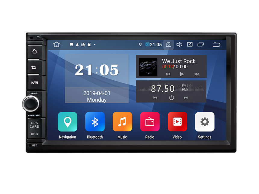 Easter Sale  Android 9.0 Pie Universal Double Din Car Stereo with 7 Inch HD Touchscreen Car GPS Navigation Support Bluetooth 5.0 4G Wi-Fi