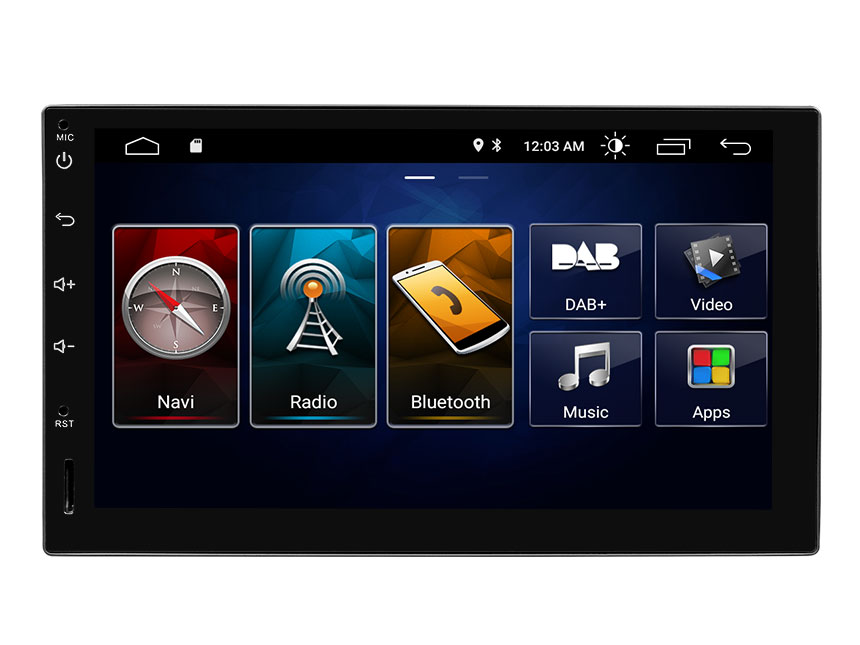 Eonon Android 10 Double Din Car Stereo 7 Inch IPS HD Full Touchscreen Car GPS Navigation with Built-in Apple Car Auto Play DSP Split Screen Multitasking Bluetooth Car Head Unit - GA2180A