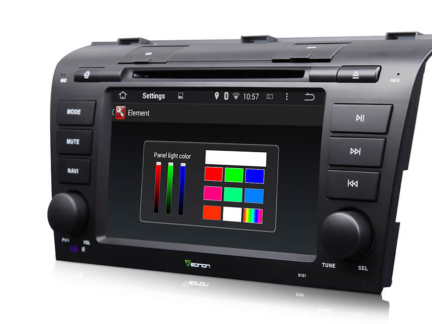 Mazda 3 2004-2009 Android 4.4.4 Quad-Core 7″ Multimedia Car DVD GPS with Mutual Control EasyConnected