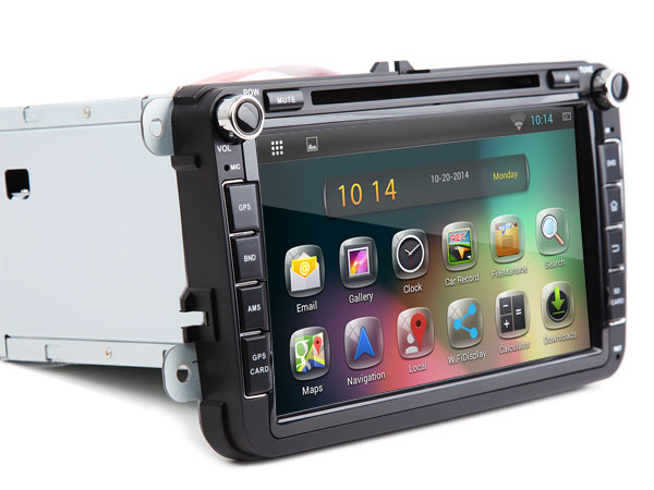 Android 8 Inch Capacitive Touch Screen Car DVD GPS for VW  （Upgraded to Android 8.0 GA9153A）