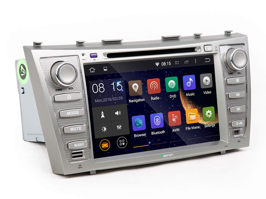 Toyota Aurion/Camry Android 4.4.4 Quad-Core 8″ Multimedia Car DVD GPS with Mutual Control EasyConnected