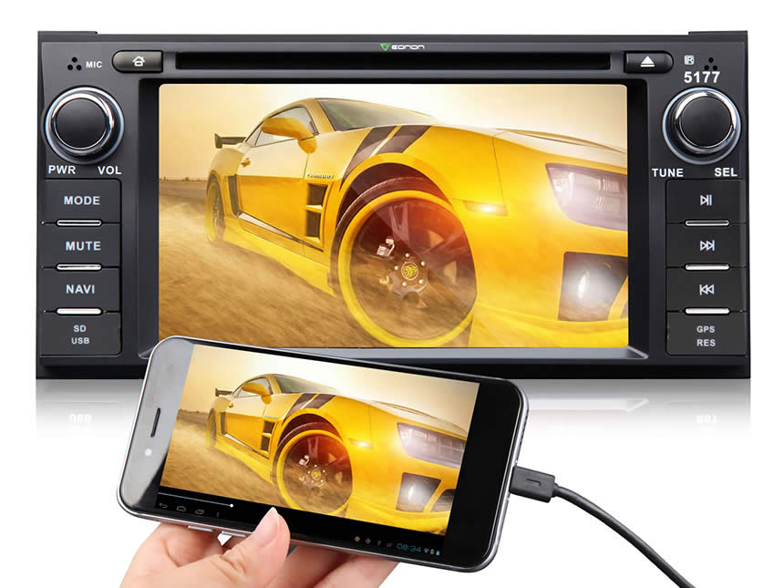 Jeep/Chrysler/Dodge Android 4.4.4 Quad-Core 6.2″ Multimedia Car DVD GPS with Mutual Control EasyConnected