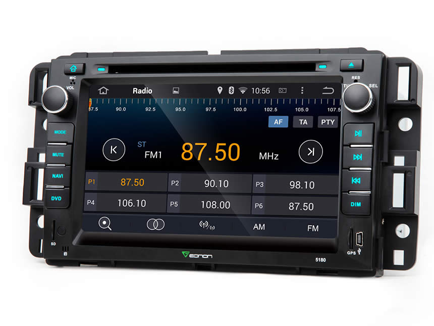 Chevrolet and GMC Android 4.4.4 Quad-Core 7″ Multimedia Car DVD GPS with Mutual Control EasyConnected