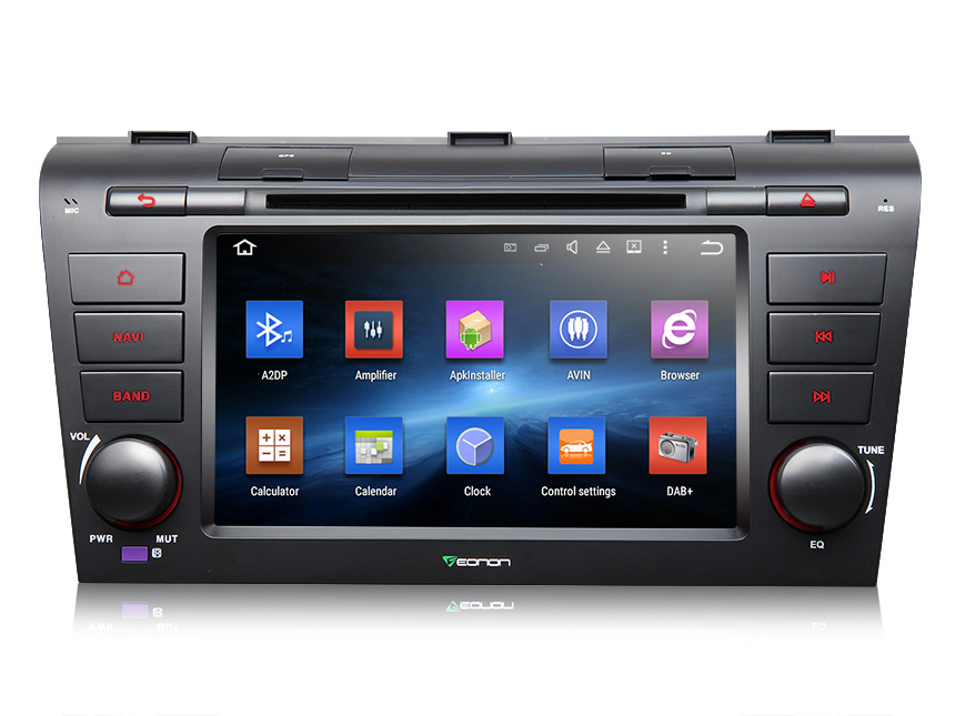 Mazda 3 2004-2009 Android 5.1.1 Lollipop 7″ Multimedia Car DVD GPS with Mutual Control EasyConnection