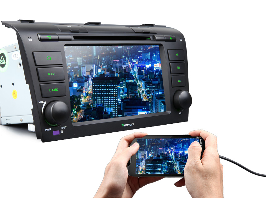 Mazda 3 2004-2009 Android 5.1.1 Lollipop 7″ Multimedia Car DVD GPS with Mutual Control EasyConnection