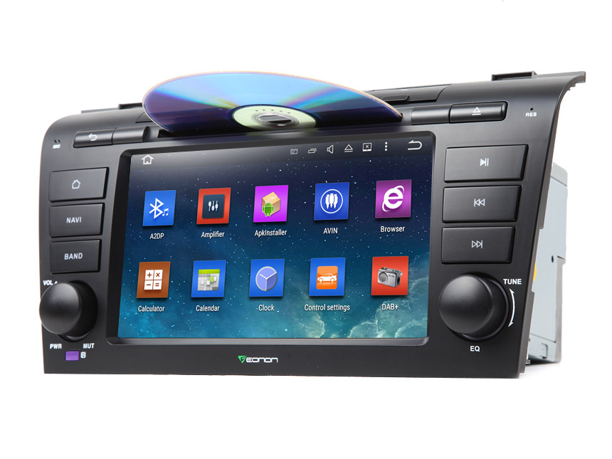 Mazda 3 2004-2009 Android 5.1.1 Lollipop 7″ Multimedia Car DVD GPS with Mutual Control EasyConnection