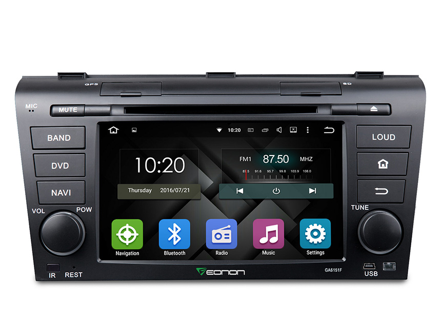 Mazda 3 2004-2009 Android 5.1.1 Lollipop 7″ Multimedia Car DVD GPS with Mutual Control EasyConnection