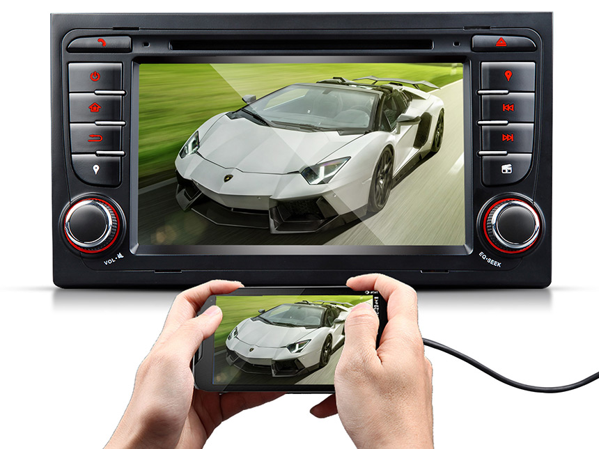Audi A4/S4/RS4 and Seat Exeo Android 5.1 Quad-Core HD Screen 7″ Multimedia Car DVD GPS with EasyConnection Feature