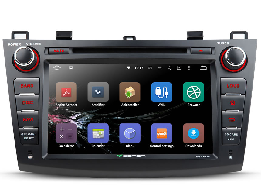 Mazda 3 2010-2013 Android 5.1.1 Lollipop 8″ Multimedia Car DVD GPS with Mutual Control EasyConnection