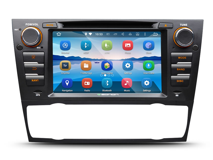 BMW E90/E91/E92/E93 Android 5.1.1 Lollipop Quad-Core 7″ Multimedia Car DVD GPS with Mutual Control Easy Connection