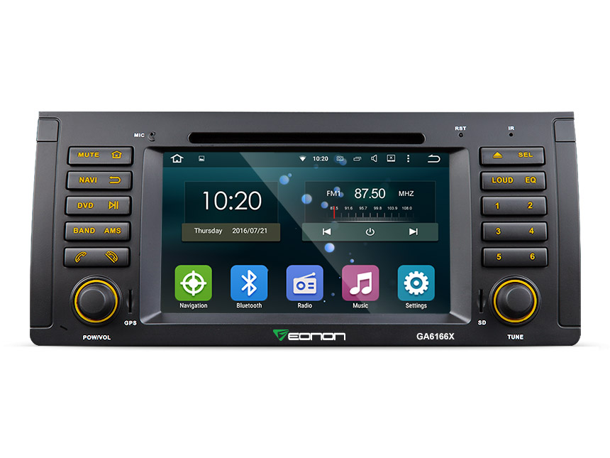 BMW E53 Android 5.1.1 Lollipop 7″ Multimedia Car DVD GPS with Mutual Control EasyConnection & Free Extended Wiring Harness