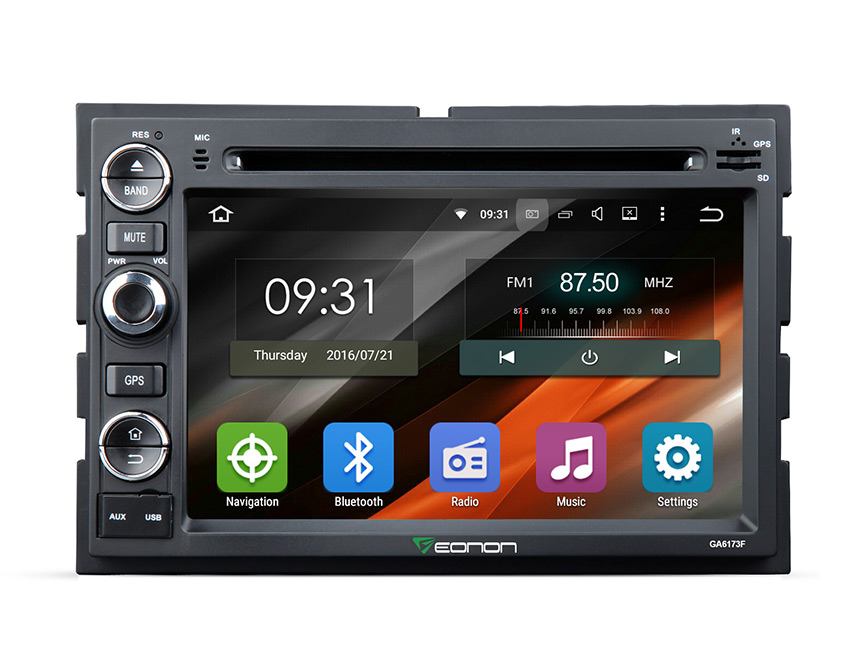 Ford F150 Android 5.1.1 Lollipop Car Radio Double Din In Dash Bluetooth Car Stereo 7 Inch Multimedia Car DVD GPS Navigation System Car CD DVD Player with Wifi 3G Mutual Control EasyConnection Car Head Unit Support Steering Wheel Control - Only 1 left in stock in UK, Sale untill off.