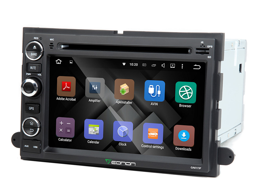 Ford F150 Android 5.1.1 Lollipop Car Radio Double Din In Dash Bluetooth Car Stereo 7 Inch Multimedia Car DVD GPS Navigation System Car CD DVD Player with Wifi 3G Mutual Control EasyConnection Car Head Unit Support Steering Wheel Control - Only 1 left in stock in UK, Sale untill off.