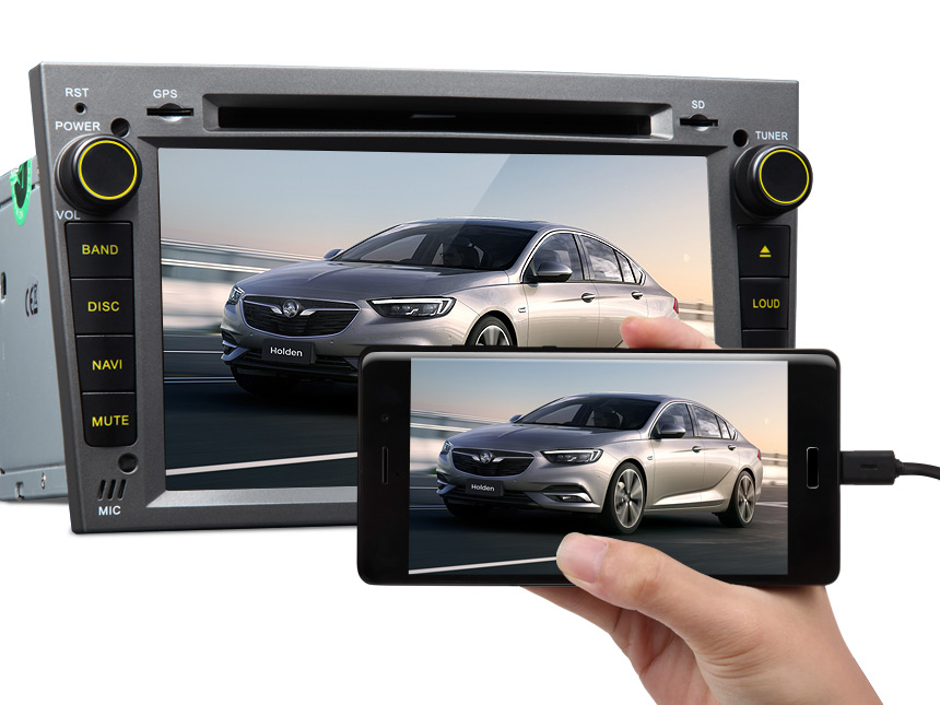Opel/Vauxhall/Holden Android 7.1 In Dash Head Unit 7 Inch Double Din Touch Screen Car DVD Player 2GB RAM Bluetooth car stereo receiver HDMI Output WiFi 2 Din Car GPS Navigation