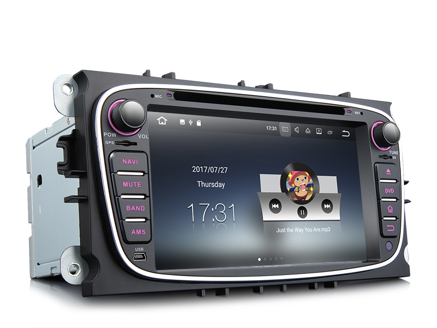 Af en toe Vaderlijk Hardheid Eonon GA8162 | Ford Focus Mondeo S-Max Android 7.1 Great Navigation Radio  in Black 7 Inch Car Monitor with 2GB RAM