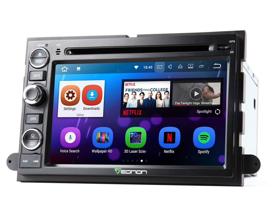 Ford F150 Android 7.1 Car Music System for Sale 7 Inch in Car Entertainment Support Video Out with HD 1024*600 Automotive 2GB Car Stereo Replacement Double Din GPS Navigation Multimedia System Aftermarket GPS Navigation FM