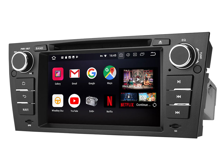 BMW E90/E91/E92/E93 Android 8.0 Car DVD Radio Player With Built-in Bluetooth 7 Inch HD Touchscreen In-Dash DVD/CD/AM/FM Car Stereo Receiver With Steering Wheel Control 4G RAM Octa-core & 32G ROM Car Head Units GPS Navigation System With Subwoofer Audio Output DAB+ Digital Radio