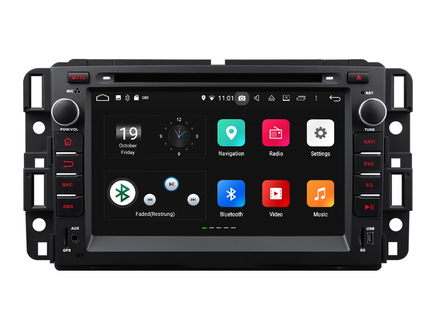 Chevrolet GMC Buick Newest Android 8.0 Oreo Fashion Multi-functional Car Stereo Upgrade RAM 4GB Factory Auto Radio Car GPS Navigation System 7 Inch Auto Stereo