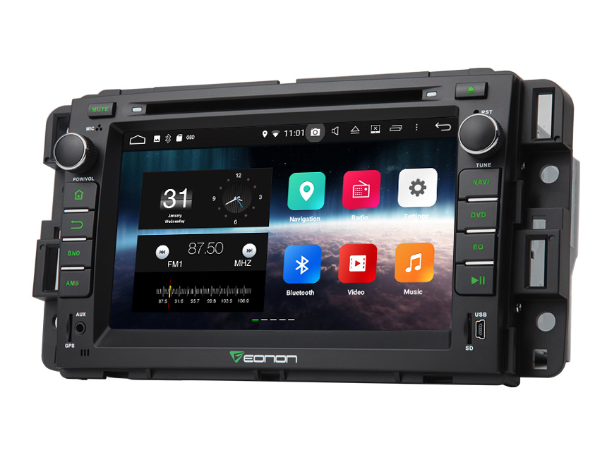 Chevrolet GMC Buick Newest Android 8.0 Oreo Fashion Multi-functional Car Stereo Upgrade RAM 4GB Factory Auto Radio Car GPS Navigation System 7 Inch Auto Stereo