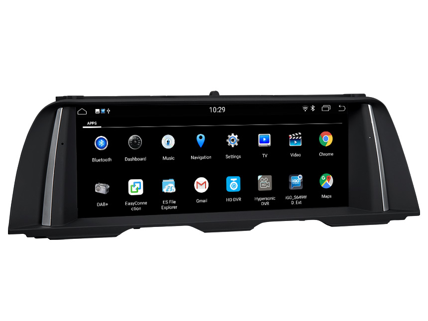 Eonon May Day Sale  BMW 5 Series F10/F11(2013-2016) NBT Car Stereo Compatible With Apple/Android Car Auto Play Retain BMW iDrive System, CAR DVD, Bluetooth, SWC, Backup Cam etc. 10.25 Inch Anti-glare HD Touchscreen Android 8.1 OS 32G ROM GPS Navigation System Entertainment Radio