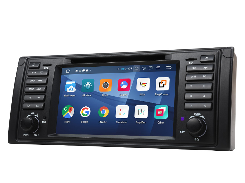 Easter Sale  BMW E39 1995-2002 Android 9.0 Pie Multifunctional Car Stereo with 2GB RAM 32G ROM 7 Inch HD Capacitive Touchscreen Car GPS Navigation System Support Bluetooth 5.0 4G Wi-Fi Steering Wheel Control Car Radio DVD Player