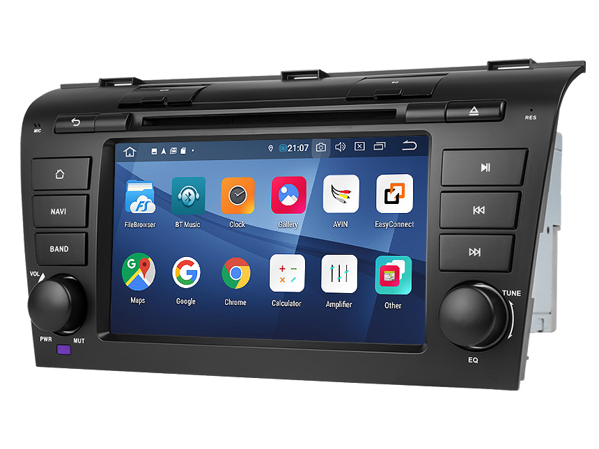 Eonon May Day Sale  Mazda 3 2004-2009 Android 9.0 Pie Double Din Car Stereo with 2G RAM 32G ROM 7 Inch Touchscreen Car DVD Player Compatible With Bose System Support Bluetooth 5.0 4G Wi-Fi Steering Wheel Control