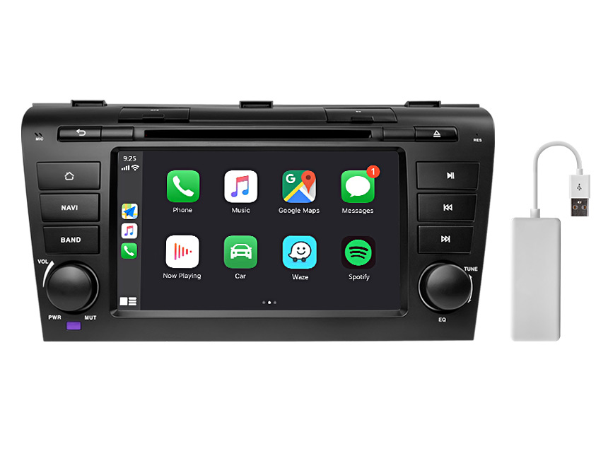 Eonon 04-09 Mazda 3 Android 10 Car Stereo 7 Inch Touchscreen Car GPS Navigation Head Unit with 32G ROM Bluetooth 5.0 Car DVD Player - GA9451