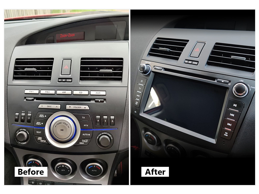  Eonón GA9463 |  Mazda 3 2010-2013 Android 10 Estéreo para automóvil Pantalla táctil de 8 pulgadas Unidad principal de navegación GPS para automóvil con 32G ROM Bluetooth 5.0 Reproductor de DVD para automóvil Compatibilidad con pantalla dividida Multitarea