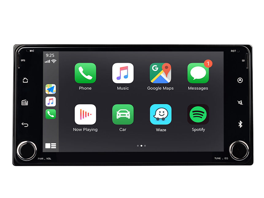 Eonon Toyota Android 10 Car Stereo 7 Inch IPS Display Car GPS Navigation Built-in Apple CarPlay Head Unit with 32G ROM Built-in DSP Car Radio - GA9467