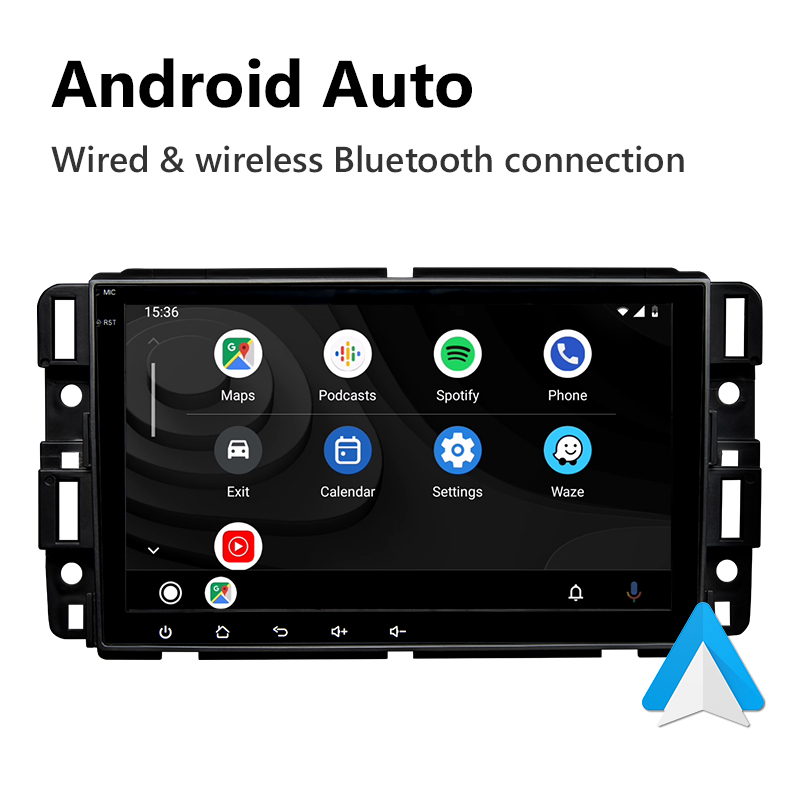 Eonon Chevrolet/GMC/Buick Android 10 4GB RAM 64GB ROM Car Stereo 8 Inch IPS Display Car GPS Navigation Built-in Apple CarPlay Head Unit Built-in Android Auto Car Radio