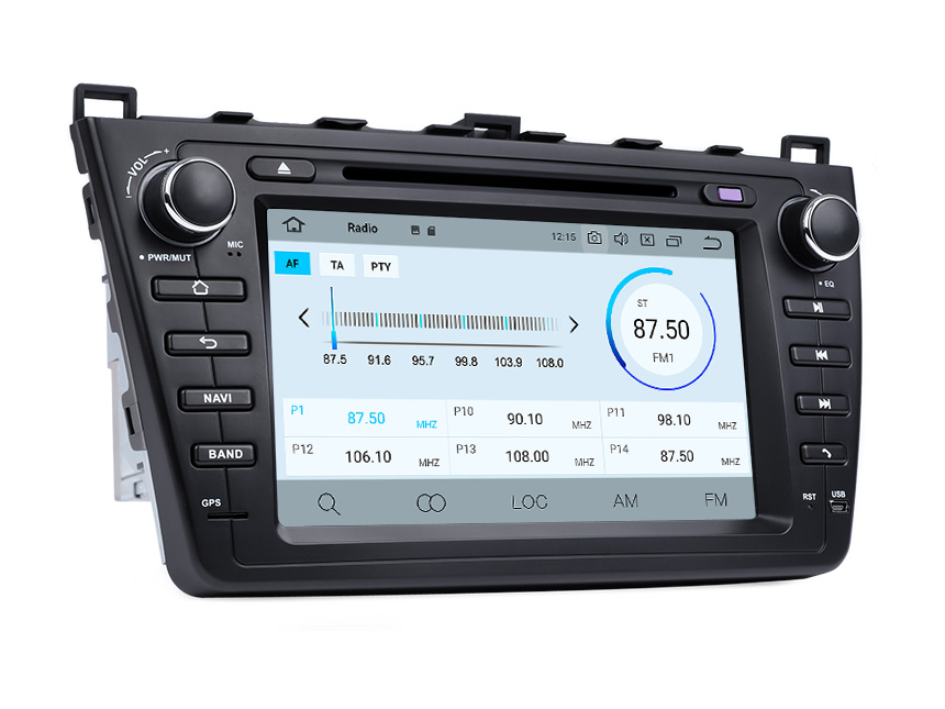 Easter Sale  Mazda 6 2009-2012 Android 10 Car Stereo 8 Inch IPS Display Car GPS Navigation Head Unit with 32G ROM Bluetooth 5.0 Car DVD Player