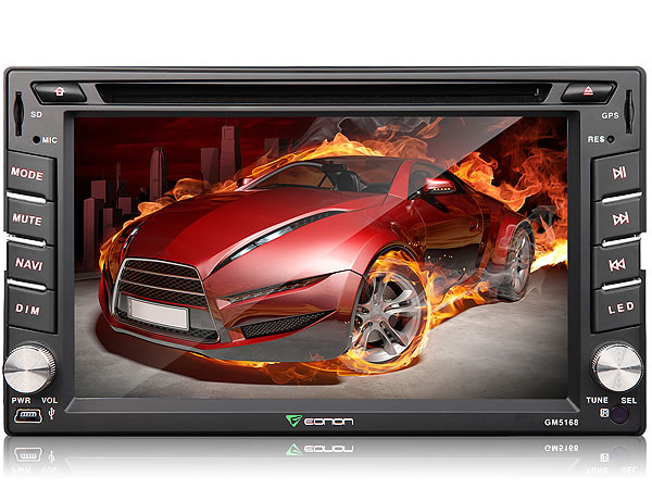 6.2 Inch Digital Touch Screen Car DVD Player with Built-in GPS & Screen Mirroring Function for Nissan