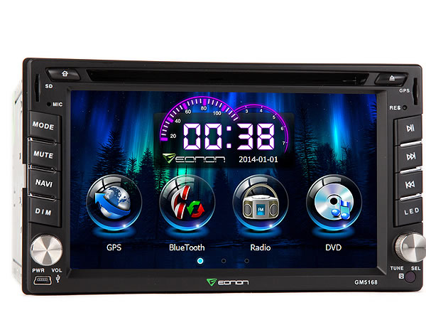 6.2 Inch Digital Touch Screen Car DVD Player with Built-in GPS & Screen Mirroring Function for Nissan