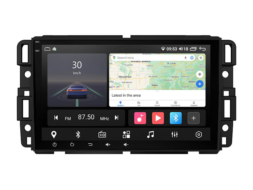 Chevy/GMC Android 12 Apple CarPlay & Android Auto Car Stereo