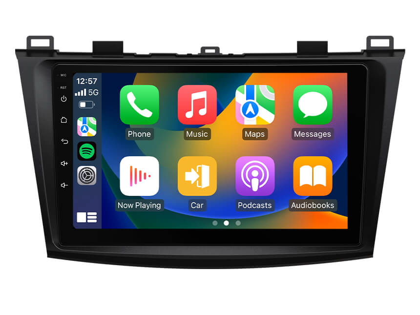 Eonon 10-13 Mazda 3 Android 12 Wireless Apple CarPlay & Android Auto Car Radio with 2GB RAM 32GB ROM & 9 Inch IPS Touch Screen