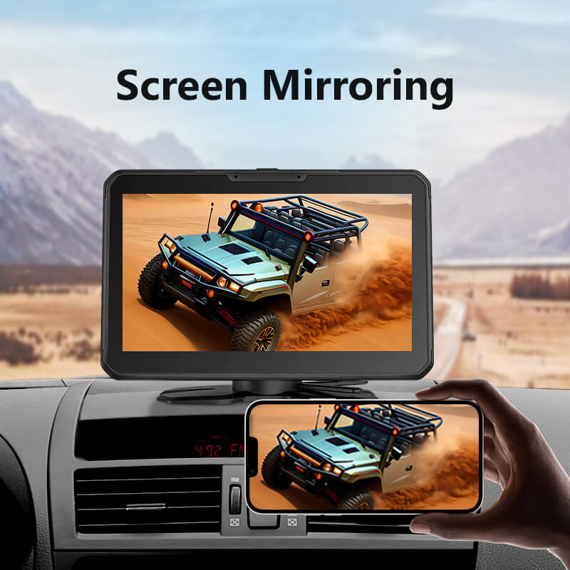 Eonon 7 Inch IPS Linux Portable Car Stereo Support Wireless CarPlay & Android Auto & Screen Mirroring