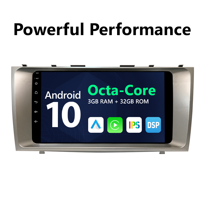 Eonon Toyota Camry Aurion Android 10 Car Stereo Wireless CarPlay Android Auto and 32G ROM Built-in DSP Car Radio with 9 Inch IPS Display - Q24PRO