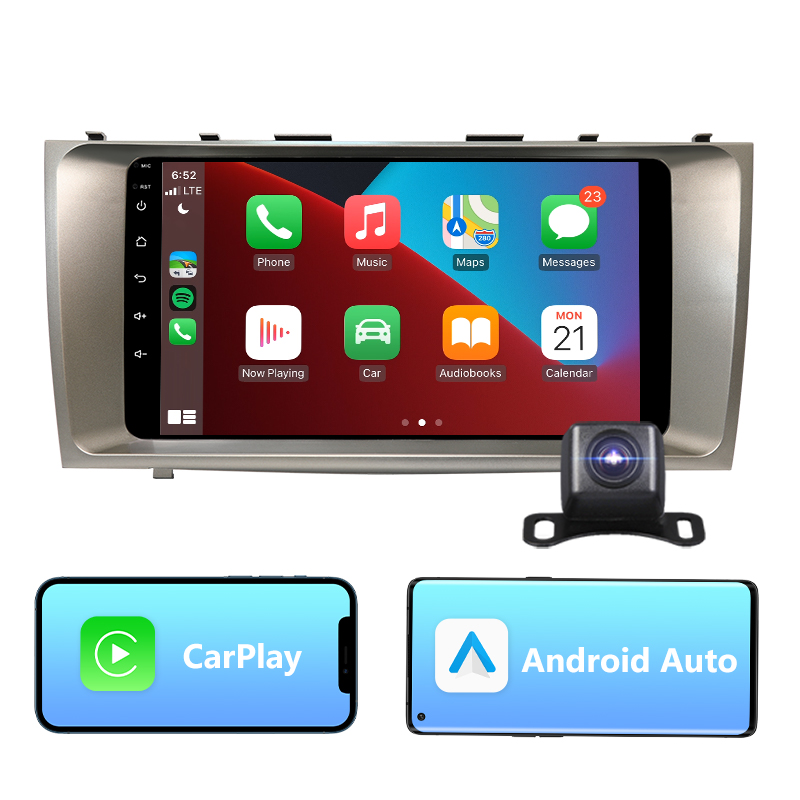 Eonon Toyota Camry Aurion Android 10 Car Stereo Wireless CarPlay Android Auto and 32G ROM Built-in DSP Car Radio with 9 Inch IPS Display - Q24PRO