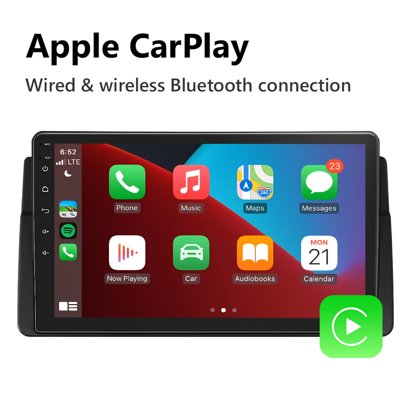 Eonon BMW 3 Series E46 Android 10 Car Stereo Support Wired and Wireless Apple CarPlay & Android Auto 9 Inch IPS Display Android Car Radio - Q50PRO