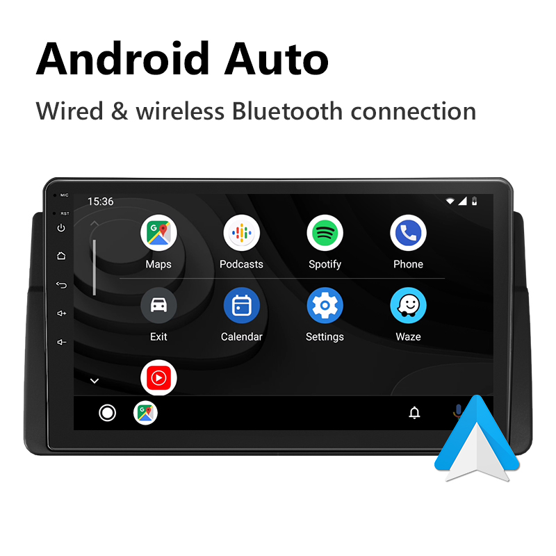 Eonon BMW 3 Series E46 Android 10 Car Stereo Support Wired and Wireless Apple CarPlay & Android Auto 9 Inch IPS Display Android Car Radio - Q50PRO