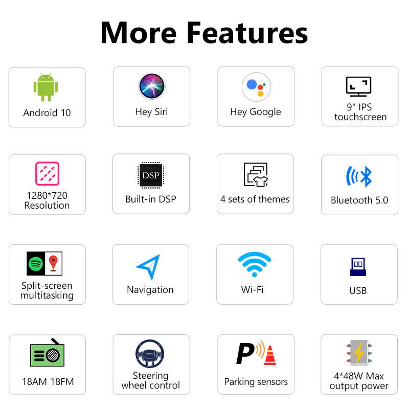 Eonon Cyber Week Volkswagen SEAT SKODA Android 10 Car Stereo equipped with Wireless Apple CarPlay & Android Auto 3GB RAM