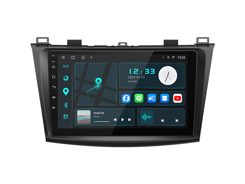 Eonon 10-13 Mazda 3 Android 10 Car Stereo Support Wired and Wireless Apple CarPlay & Android Auto 9 Inch IPS Display Android Car Radio - BQ63PRO【Refurbished】