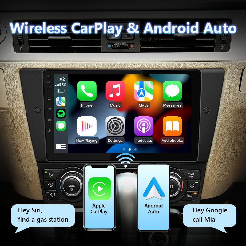 Eonon Cyber Week 2005-2011 BMW 3 Series E90 E91 E92 E93 Android 10 Car Stereo with 8-core Processor 32GB ROM & 9 Inch IPS Display